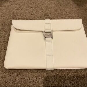 Sleek White Laptop Bag for Men